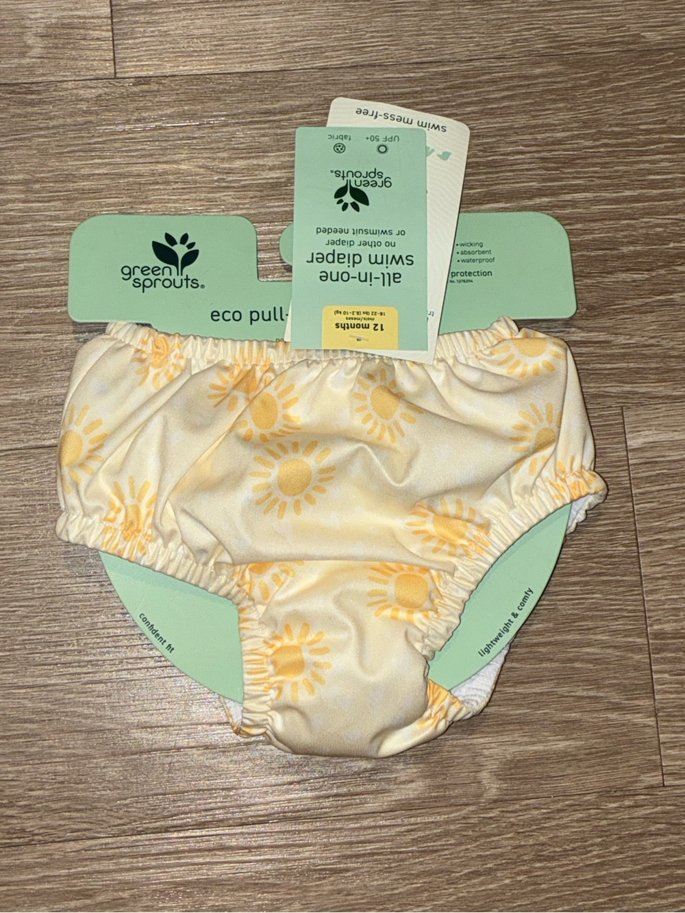 NEW Green Sprouts Pull-On Diaper Cover